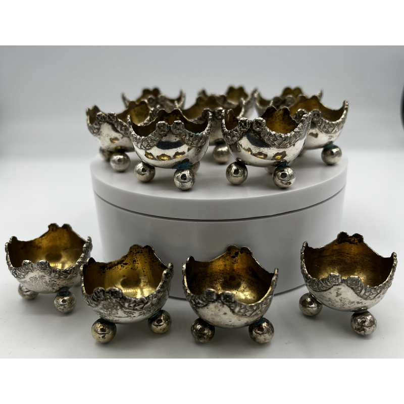 Hõbedast munatopsid 12tk