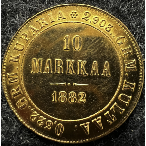 10 markkaa 1882