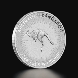 1oz Austraalia hõbemünt Kangaroo