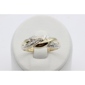 Sõrmus 3 teemantiga