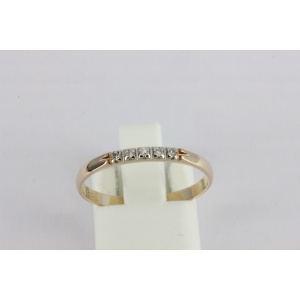 Sõrmus 5-teemantiga