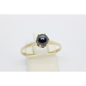 Sõrmus musta pärliga