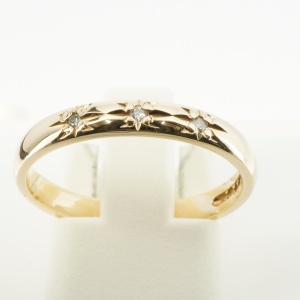 Sõrmus 3-teemantiga